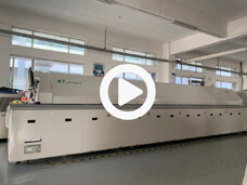 12 Zones Dual Rail Nitrogen Reflow Oven KTR-1200D-N