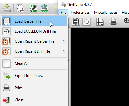 load gerber file load gerber file
